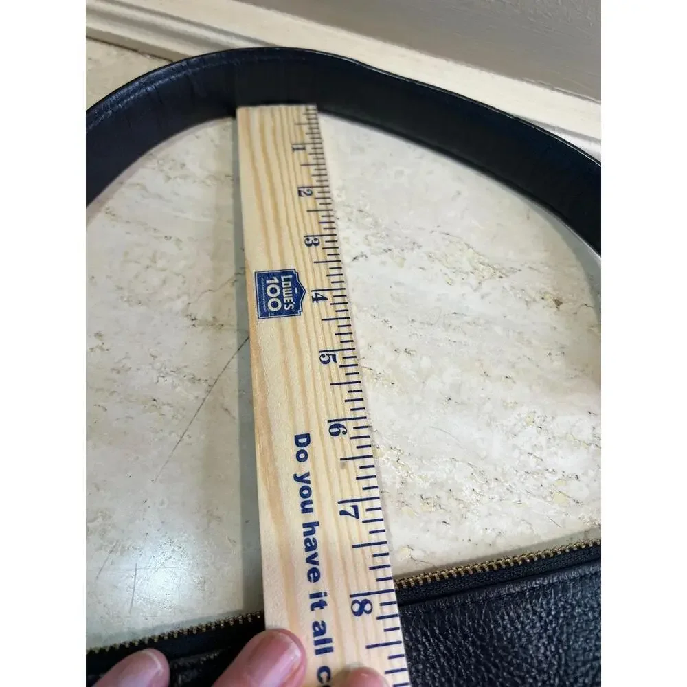 Coach Black F1381-F28966 Hobo Bag Leather Gold Hardware Logo Emblem - Picture 13 of 13